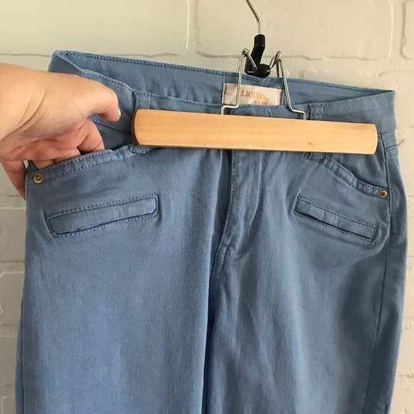 Vintage Liquid x - Indigo Blue Straight legs ankle utility pants Size 3-4 - Picture 3 of 7